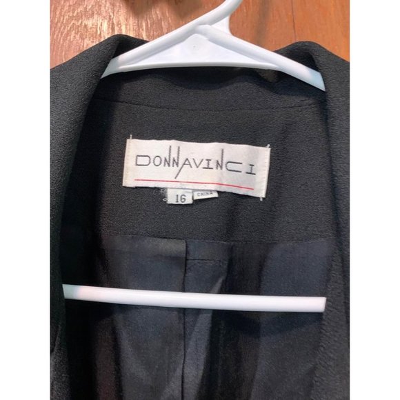 Vintage donnavinci blazer embroidered size 16